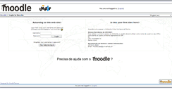 Desktop Screenshot of moodle.univasf.edu.br
